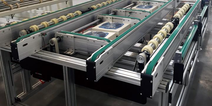 光伏組件制造設備-混進/ 混出定位單元